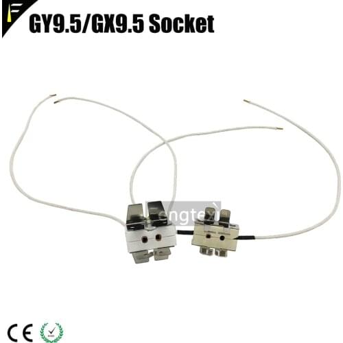 GY9.5/GX9.5 Base Lamp Holder Plug Socket for Stage Light Bulb Ceramics Pin Base Holder for 150W200W250W Moving Head Light