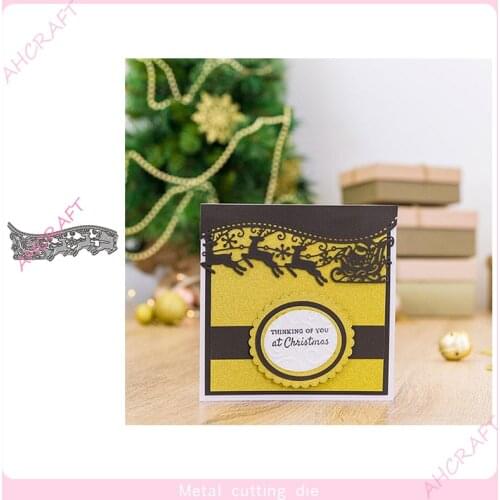 Santa Claus Lace Metal Cutting Dies for DIY Scrapbooking Photo Album Decorative Embossing Paper Card Crafts Die 2021