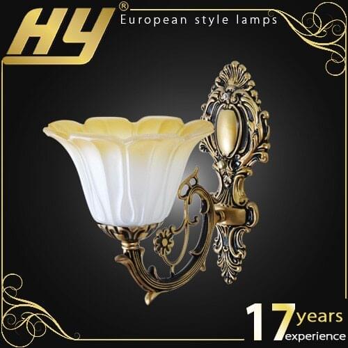 HY Europe Style Art Gallery Modern Hotel Bathroom Acrylic Wall Lamp Bathroom Decor Wall Lamps for Living Room Lamp Shade