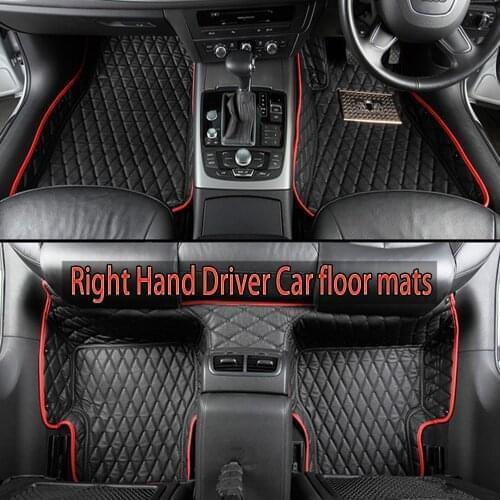 Right hand drive Uk model car floor mats specially for Kia Sorento 5D all weather heavy duty car-styling carpet rugs floor line