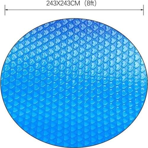 Round Pool Solar Cover Protector Solar Swimming Pool Cover Round Protector Anti-Evaporation Pool Insulation Film LBS
