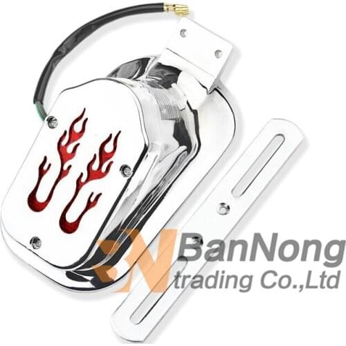 Motorcycle metal Flame style Taillight Brake light For Honda Magna 250 VLX400 600 Steed 400 600 Shadow 400 750 XV250 400 DS400