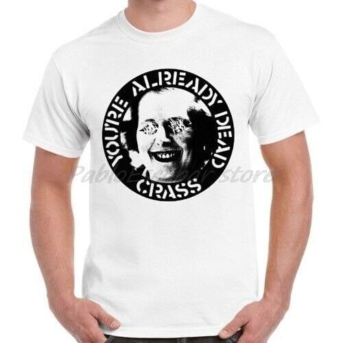 Crass You are Already Dead Punk Rock Retro T Shirt men white tshirt summer tee-shirt plus size 4XL 5XL drop shipping