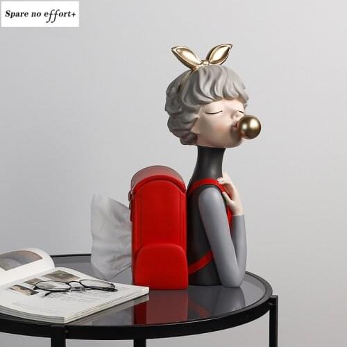 Desk Accessories Girl Resin Decorations Home Christmas Decorations Crafts Gifts Bedroom Decorations New Year Product Decorations