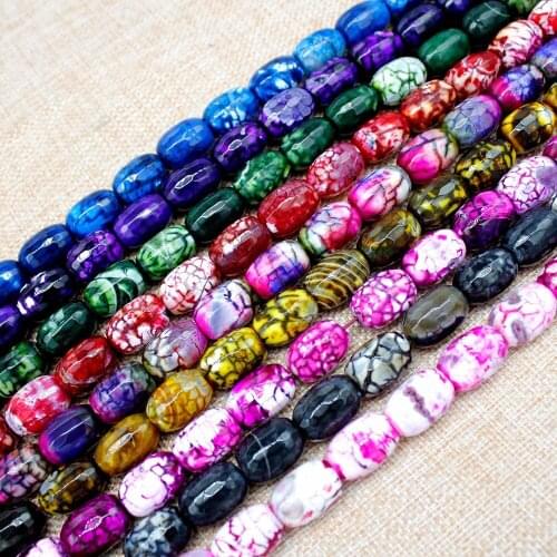 Nature Cylindrical shap 13*18 loose beads for making jewerly necklace bracelet on sale for women