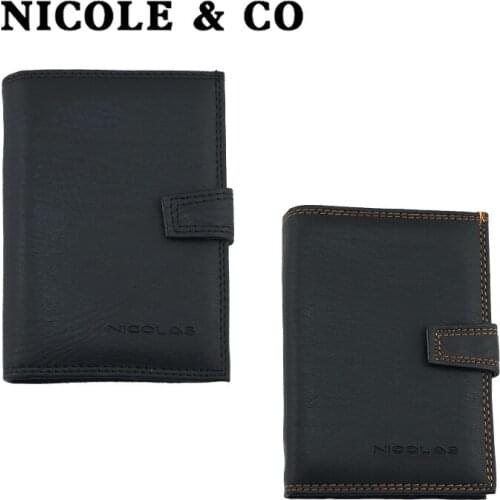 NICOLE & CO 2021 New Men Wallets Fishon Designers Purse Men Brand Card purse Mens Wallet Wholesale price