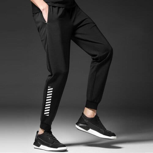 New Quick Dry Jogging Running Training Pants Mens Sports Football Pants Breathable Gym Fitness Training Leggings Pants Trousers