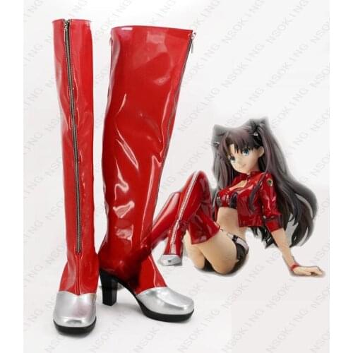 Anime Shoes FATE GRAND ORDER Tohsaka Rin Cosplay Boots