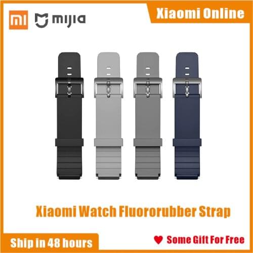 Original Watch Band for Xiaomi Mi Smart Watch Soft Silicone Rubber Watch Bracelet Replacement For Xiaomi Mi Watch Strap
