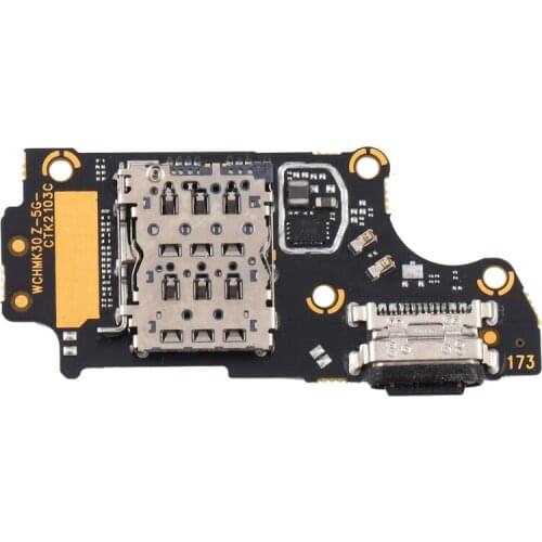 Charging Port Board With SIM Card Holder Socket for Xiaomi Redmi K30 Ultra M2006J10C