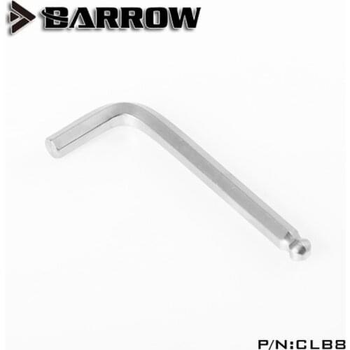 Barrow CLB8,8MM Hex Wrench use for fixed Fitting Six Angle Wrench Short Ball Head CR-V Metal Tool Computer Accerssories