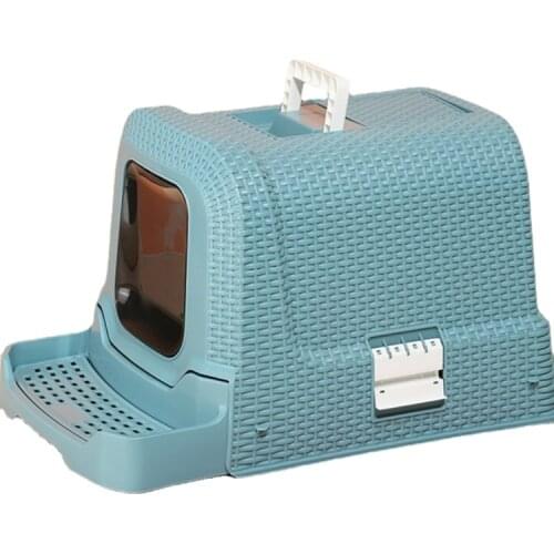 Modern Cute Cat Litter Box Enclosure Furniture House Fully Enclosed Cat Litter Box Arenero Gato Cerrado Cat Supplies BD50CB