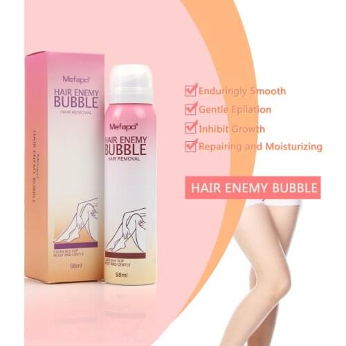 MEFAPO Spray hair enemy bubble Away Painless Depilatory Cream Smooth Skin Body Master Removal Cream Foam Mousse