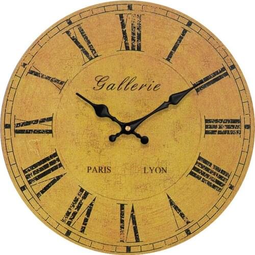 American Vintage Wall Clocks Classic Living Room Kitchen Wall Watches Silent Bedroom Horloge Mural Vintage Home Decor ZB5WC