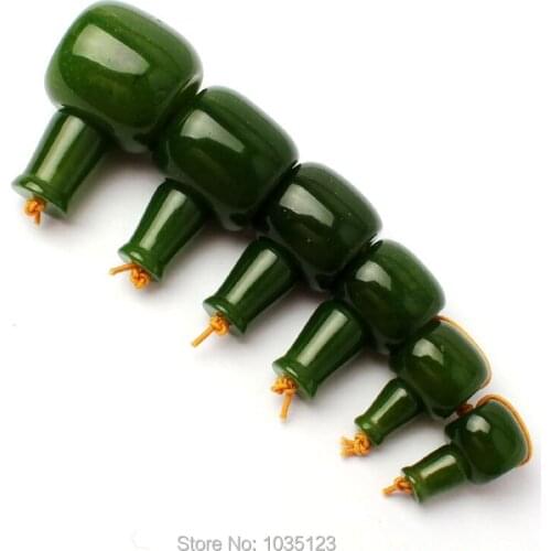 High Quality Natural Column Shape Tai Wan Jades Stone 14/16/18/20/22mm Necklace Bracelet Jewelry DIY Gems Loose Beads wj276