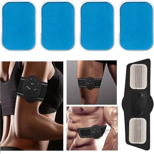 24/48PCS Hydrogel Sticker Replacement Pads AbS EMS Abdominal Muscle Stimulator Gel Trainer Fitness Body Massager Exercise Patch
