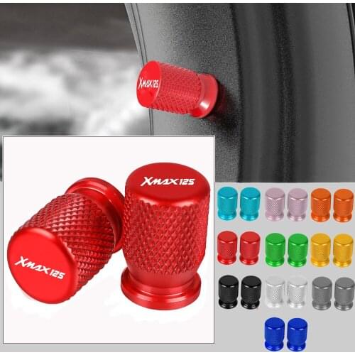 Motorcycle Accessories Tire Valve Air Port Stem Cover Cap Plug For YAMAHA XMAX125 X-MAX 250 X-MAX300 XMAX 400 All Year X-MAX 300