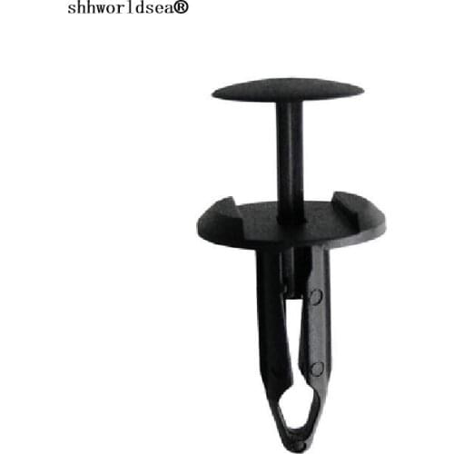 Shhworldsea 100pcs car clip and fastener retainer for mustang/capri 1985-on N803716-S fits into 6.3mm hole