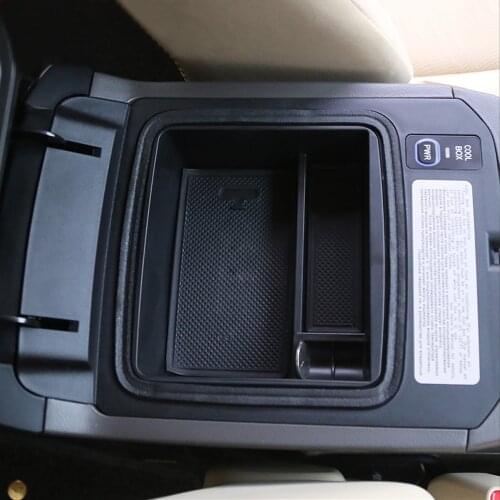 1pc Car Central Armrest Box Storage Container Organizer Holder Case Tray For Toyota Land Cruiser Prado FJ120 FJ150 2004-2016