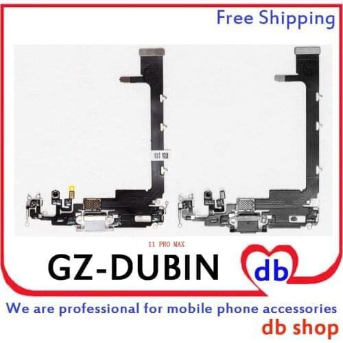 DHL For iPhone 11 Pro Max Head Jack Audio Charger Flex Cable USB Charging Dock Connector Microphone Wifi Antenn Flex Ribbon