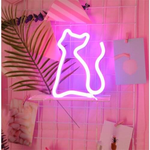Dinosaur Dolphin Shape Design Led Neon Sign Light Wall Decorations Home Ornament Coffee Bar Mural Crafts Home Decor Night Lamp