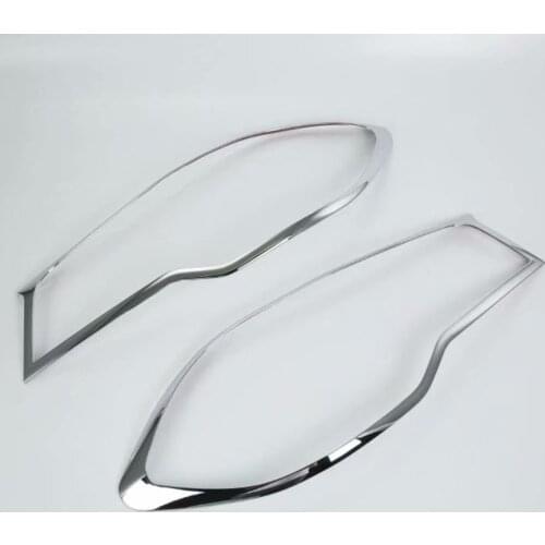 For Suzuki SX4 S-Cross Facelift 2017 2018 2019 2020 ABS Chrome Front Head light HeadLight Cover Trim Head Lamp Protector Frame