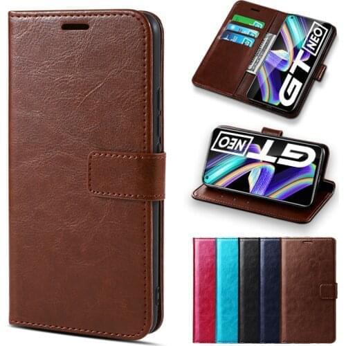 Realmi GT G T 5G 2021 Flip Case Retro Wallet Leather 360 Protection Fundas for OPPO Realme GT Neo Case Phone Cover Shockproof