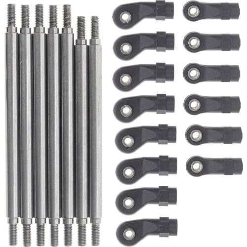 Suspension Links Kit for Redcat GEN8 Stainless Steel Upgraded Connecting Rod Durable Repair Replacement Accessories