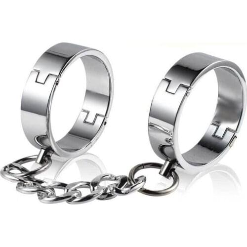 Metal Bdsm Bondage Kit Legcuffs Sex Slave Bdsm Restraints Leg Irons Ankle Cuffs Fetish Toys Adult Games Sex Toys For Couples