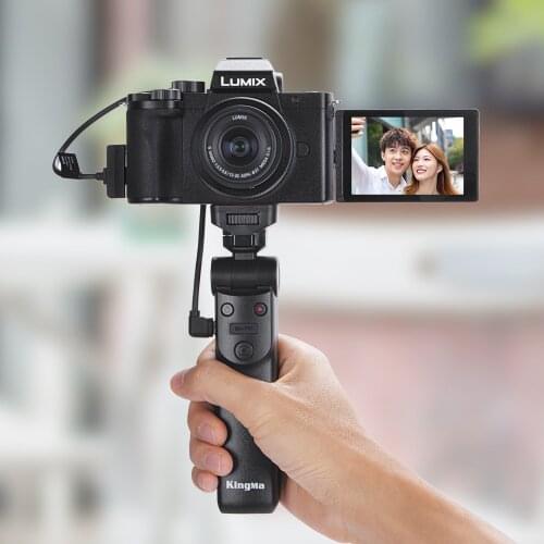 ​Multi-function Remote Control Camera Grip Handheld Selfie Tripod For PanasonicDC-G100/G110/GH5/GH5S/G9/G90/G91/G95 DMC-G80/G81