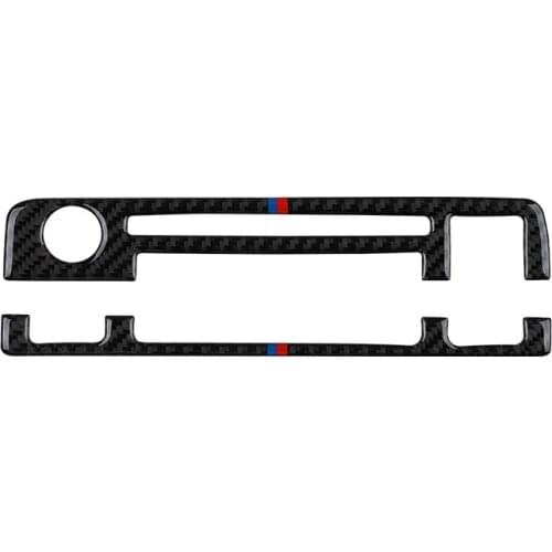 For BMW 98-04 old x3 E46 carbon fiber Central control CD panel decoration sticker Automotive Interior Stickers Accessories