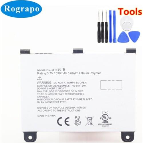 New Li-ion Polymer 1530mAh S11S01A S11S01B Replacement Battery For Amazon Kindle 2 DX DXG 170-1012-00 E-book Batteries