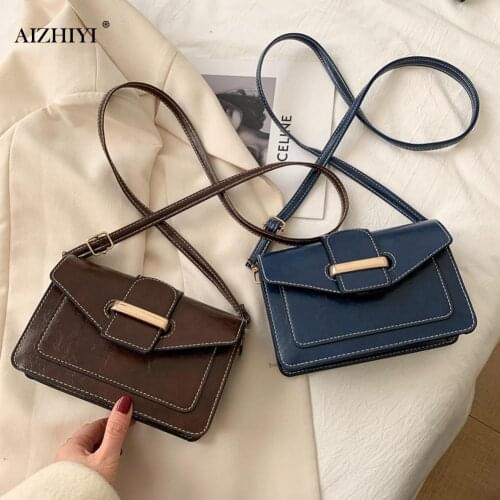 PU Leather Crossbody Bags Envelope Purses Female Simple Simple Solid Color Summer Lady Totes for Women 2020 Trend