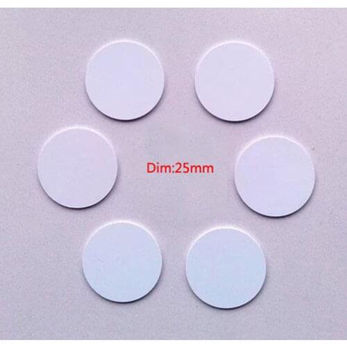 Waterproof ID Tag, em coin tags, 125KHz RFID, ISO EM4100 and compatible, Diameter 25 mm, min:100pcs