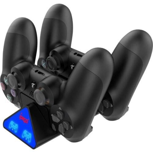 PS4 Charger Charging Dock Station Dual USB with LED Indicators Joystick Gamepad Charger for Playstation 4/Slim/Pro Controller