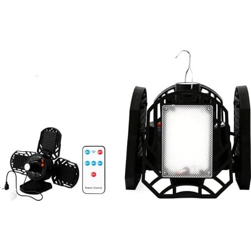 3/4 Panels Adjustable Outdoor LED Solar Lamp Portable Deformable Folding Emergency Light Solar Charging Bulb For Home Garden