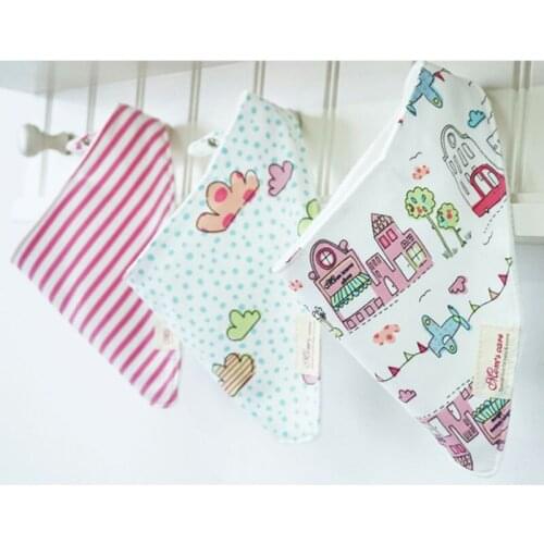 3pcs/ bag Baby Bibs Cotton Baby Towel For Nursing Breastfeeding Snaps Double Bibs Of Baby Boys Baby Girls Children Accessories