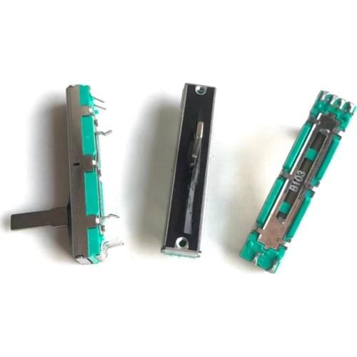 3PCS/LOT 426 45MM 4.5CM Travel 30MM mixer volume slider fader double potentiometer B10K B10KX2 B103
