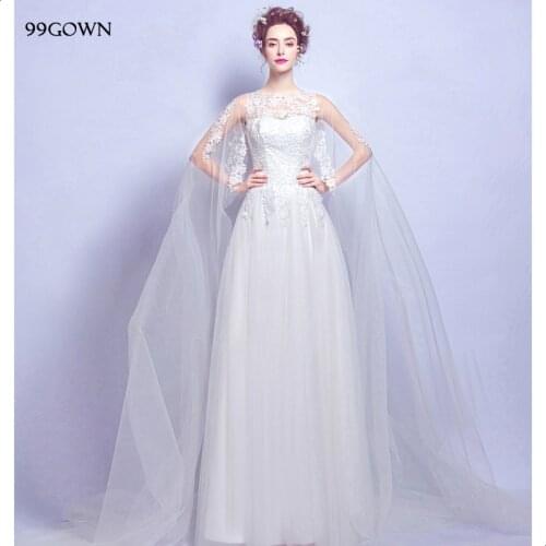 99GOWN Ivory Satin Luxury Long Wedding Dress 2019 Women Wedding Gown Sleeveless Backless Bridal Dresses
