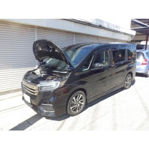 For 2015- Honda Step wgn RP3 Mini Van Front Bonnet Hood Modify Gas Struts Carbon Fiber Spring Damper Lift Support Absorber