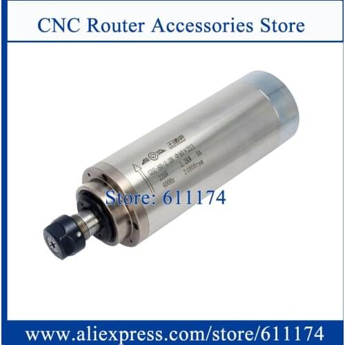 GDZ80-2.2B wood engraving milling spindle motor 2.2kw ER20 24000RPM water cooling spindle motor 80x213mm
