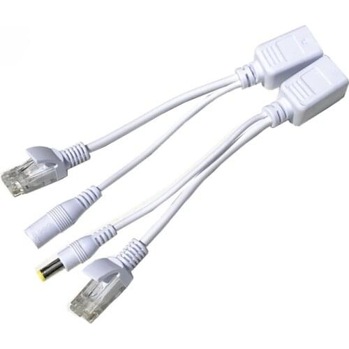 POE Cable Passive Power Over Ethernet Adapter Cable POE Splitter RJ45 Injector Power Supply Module 12-48v for IP Camea