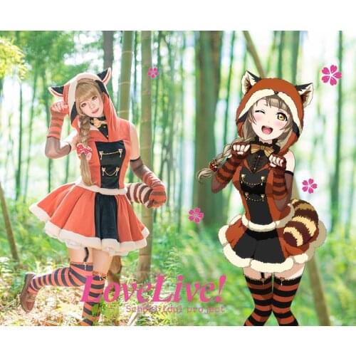 Love Live! Cosplay Kotori Minami Animals awaking Idolized Police Uniform Costume