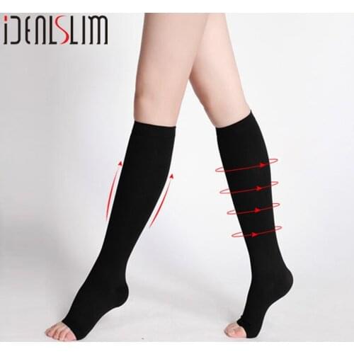 IDEALSLIM Medical Calf Sleeve Compression Calf Support Varicose Veins Socks Knee High Long Socks