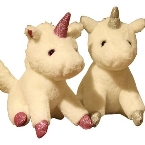 23CM Soft Unicorn Plush Toy Baby Kids Appease Sleeping Pillow Doll Animal Stuffed Plush Toy Birthday Gifts for Girls Children