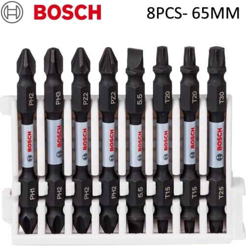 German Bosch Professional Smart Pick and Click Impact Control Double-Sided Screwdriver Bit Pack 8 pcs-9 pcs-110mm-65mm