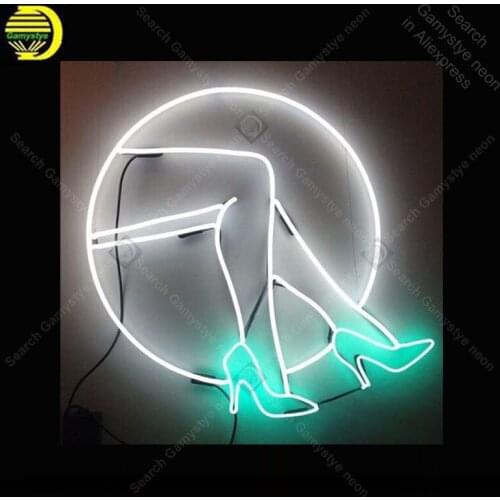 Neon Signs for Beautiful Girl foot shoe Neon bulbs Sign Neon Light Sign Store Display Glass Tube Handcraft Lamps dropshipping