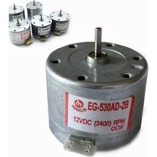 DIY Recorder Small Motor DC 6V 9V 12V EG-530AD-2B 2F 6B 6F 9B 9F CCW CW Repair parts
