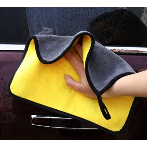 Car Cleaning Drying Cloth Hemming Car Care Cloth Detailing Car Wash Microfiber Towel Universal Car Wash Towel 3 size