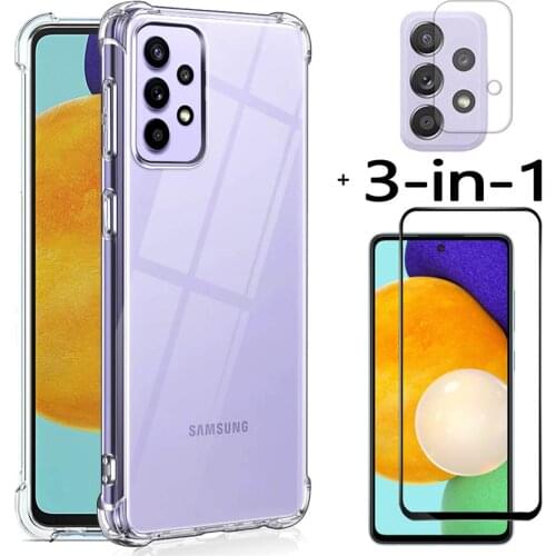 Anti-shock Clear Case for Samsung A 52 Galaxy A52 Silicone Phone Cases Samsung Galaxy A52 4G/5G Soft Cover Samsung A52 Case